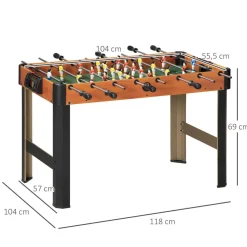 - Futbolín de mesa 118 x 104 cm*Homcom Online