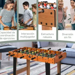 Sale - Futbolín madera y negro Futbolines|Deportes