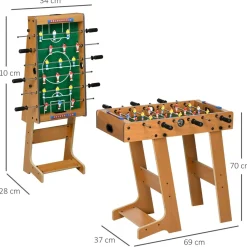 Clearance - Futbolín plegable 69 x 37 cm Deportes|Futbolines