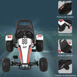 Best - Go Kart infantil pedales Vehículos De Batería O A Pedales