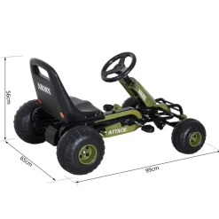 - Go Kart Racing Deportivo con Embrague*Homcom