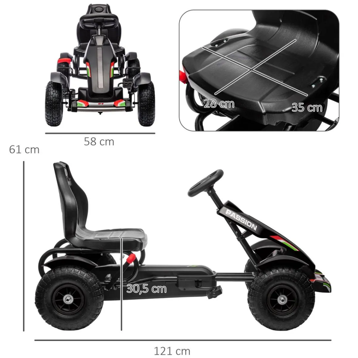 Online - GoKart a pedales Vehículos De Batería O A Pedales