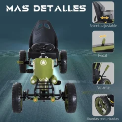 - Go-Kart a pedales para niños*Homcom Online