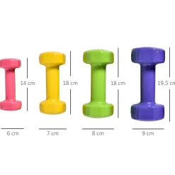 Hot - Juego de 8 mancuernas hexagonales Deportes