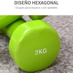 Hot - Juego de 8 mancuernas hexagonales Deportes