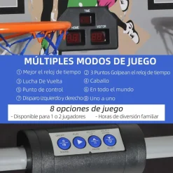 - Juego de canastas de baloncesto con contador electrónico Deportes