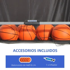 - Juego de canastas de baloncesto con contador electrónico Deportes