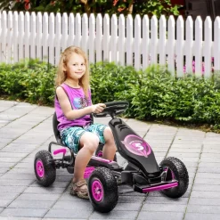 - Kart de pedales Negro/Rosa*Homcom Sale