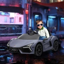Homcom - Lamborghini Revuelto eléctrico Gris con mando*AIYAPLAY Best