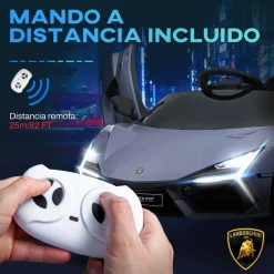 Homcom - Lamborghini Revuelto eléctrico Gris con mando*AIYAPLAY Best