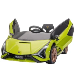 Clearance - Lamborghini SIAN eléctrico verde Vehículos De Batería O A Pedales