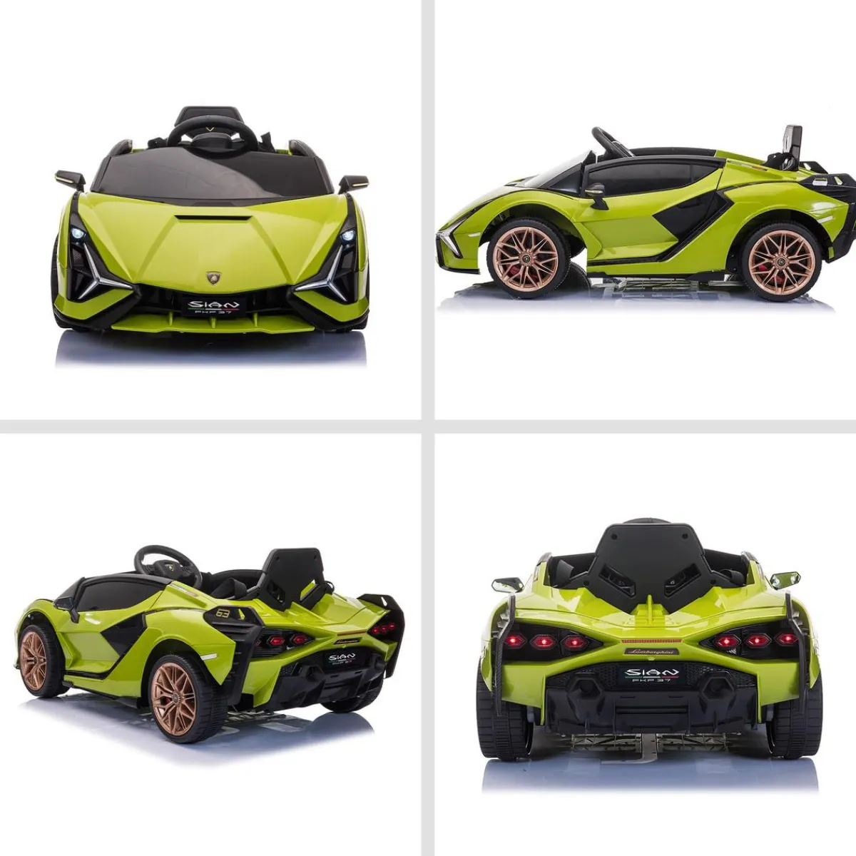 Clearance - Lamborghini SIAN eléctrico verde Vehículos De Batería O A Pedales