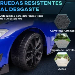 Sale Homcom - Maserati GT2 eléctrico Azul con mando Vehículos De Batería O A Pedales