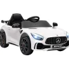 Homcom - Mercedes AMG GTR Batería con mando a distancia Blanco*AIYAPLAY Clearance