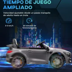 Homcom - Mercedes Benz AMG GTR eléctrico Plata con mando*AIYAPLAY Online