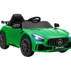 New Homcom - Mercedes Benz AMG GTR eléctrico Verde con mando Vehículos De Batería O A Pedales