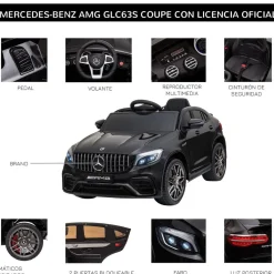 - Mercedes GLC Coupe Batería con control remoto Vehículos De Batería O A Pedales