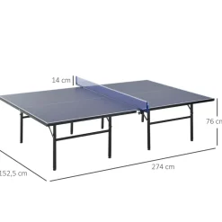 - Mesa de ping pong plegable con red*Homcom Online