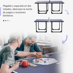 - Mesa Ping Pong plegable con red*Homcom Clearance