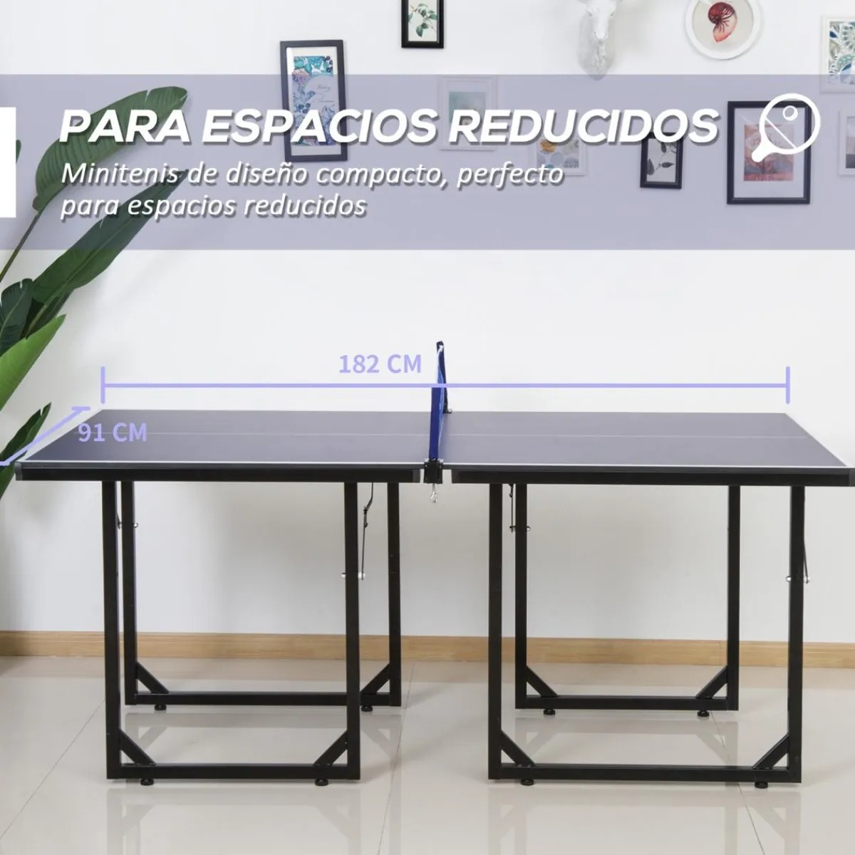 - Mesa Ping Pong plegable con red*Homcom Clearance
