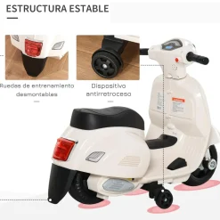- Mini moto Eléctrica Vespa Blanco*Homcom Online