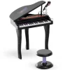 Best - Mini Piano Electrónico de Juguete Negro Música|Electrónicos