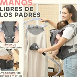 Online Homcom - Mochila portabebés ajustable Portabebés Y Bici·Portabebés Y Mochilas