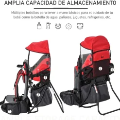 - Mochila portabebés plegable*Homcom Hot