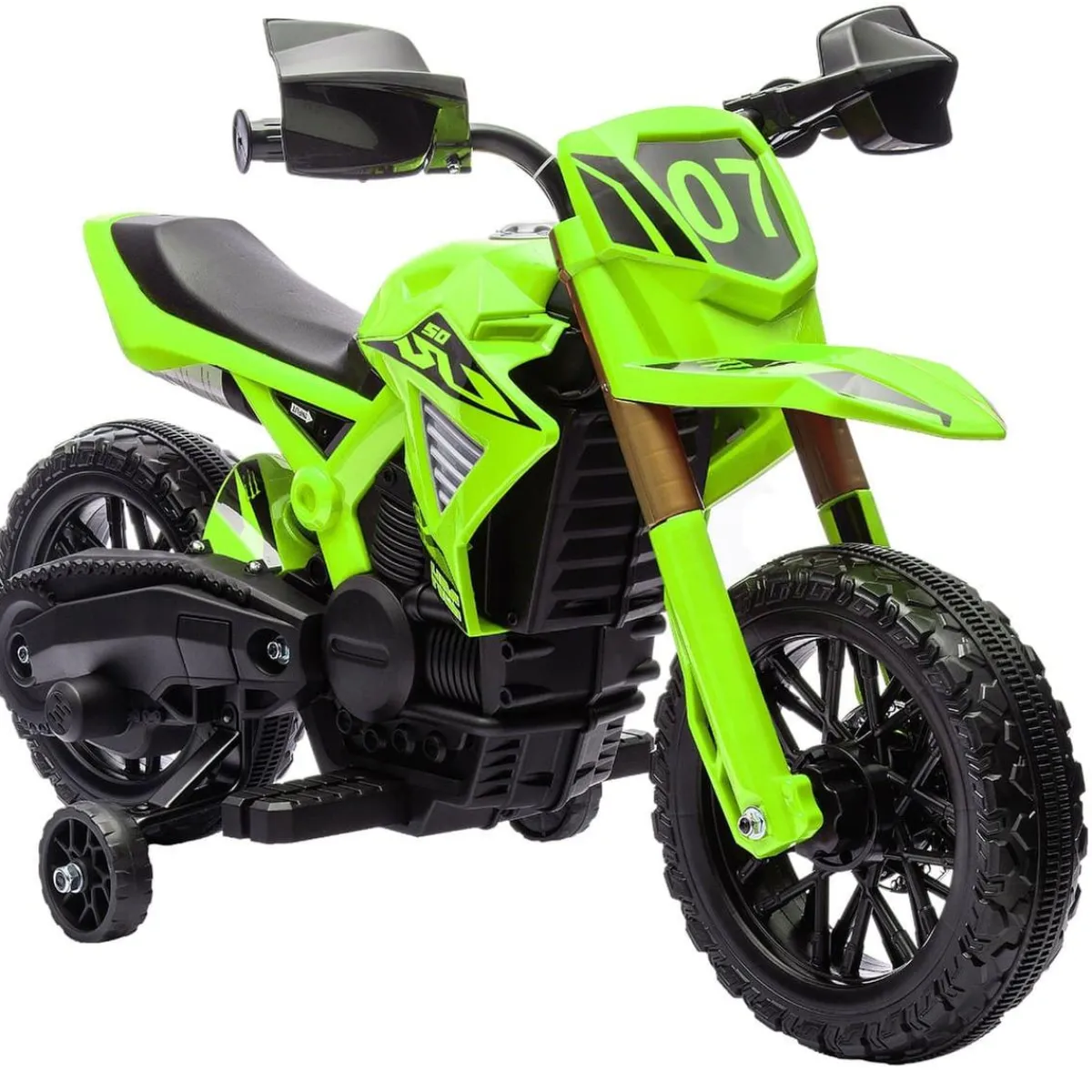 Best Homcom - Moto eléctrica batería 6 V Verde Vehículos De Batería O A Pedales