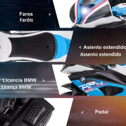 Sale - Moto eléctrica BMW HP4 azul Vehículos De Batería O A Pedales
