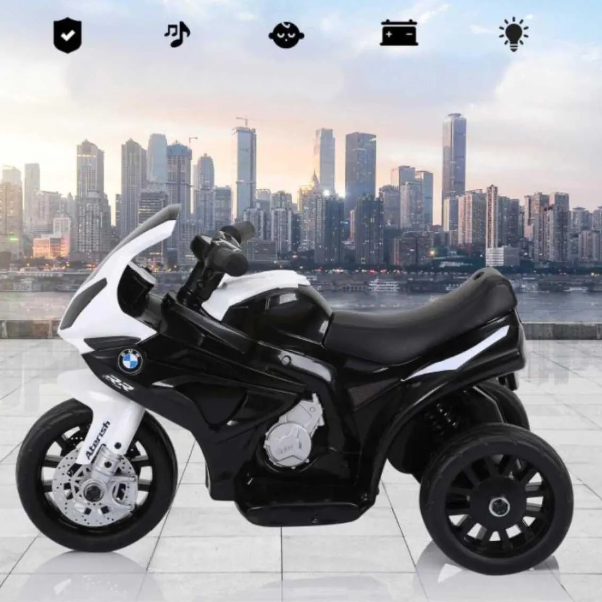 - Moto Eléctrica BMW S1000RR Negro Vehículos De Batería O A Pedales