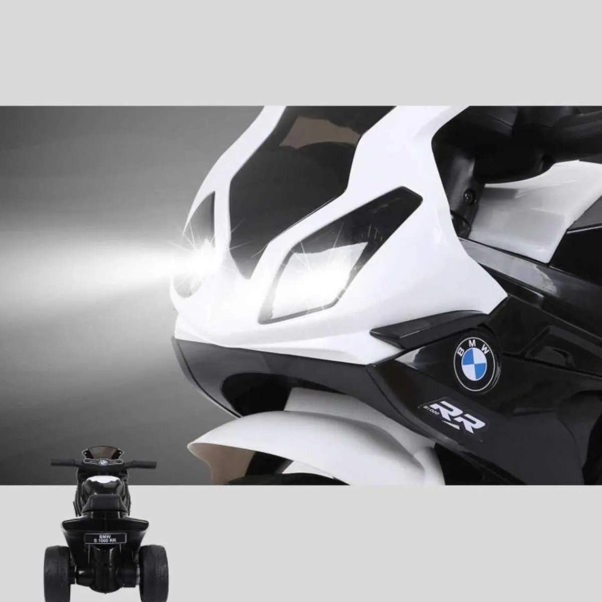 - Moto Eléctrica BMW S1000RR Negro Vehículos De Batería O A Pedales