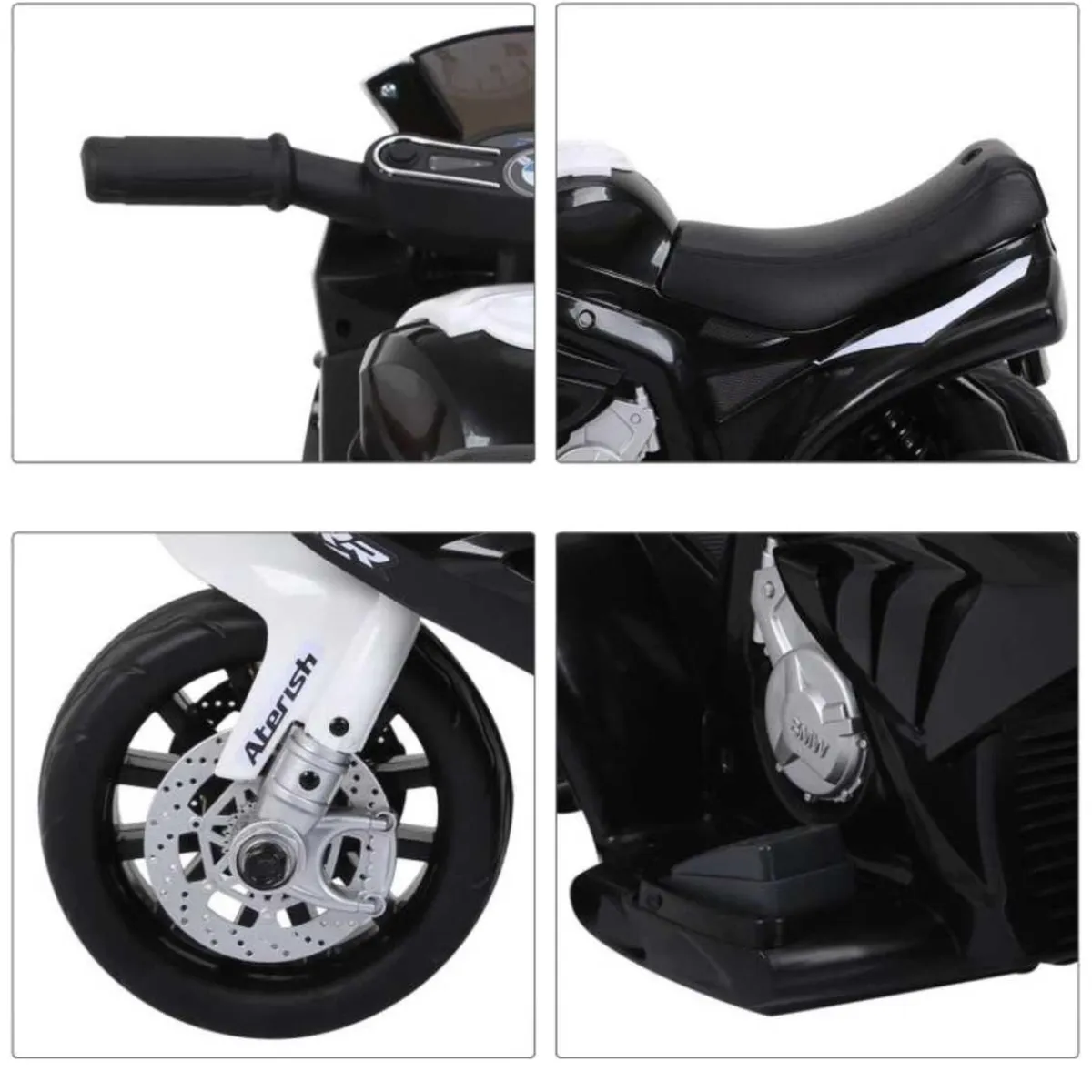 - Moto Eléctrica BMW S1000RR Negro Vehículos De Batería O A Pedales