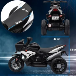 New - Moto eléctrica con luz y música Vehículos De Batería O A Pedales