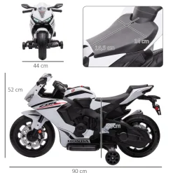 - Moto eléctrica Honda blanca*Homcom Discount