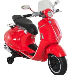 - Moto eléctrica infantil roja - Vespa Scooter*Homcom Clearance