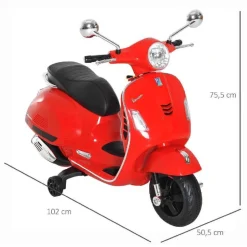 - Moto Eléctrica Infantil Rojo*Homcom Discount