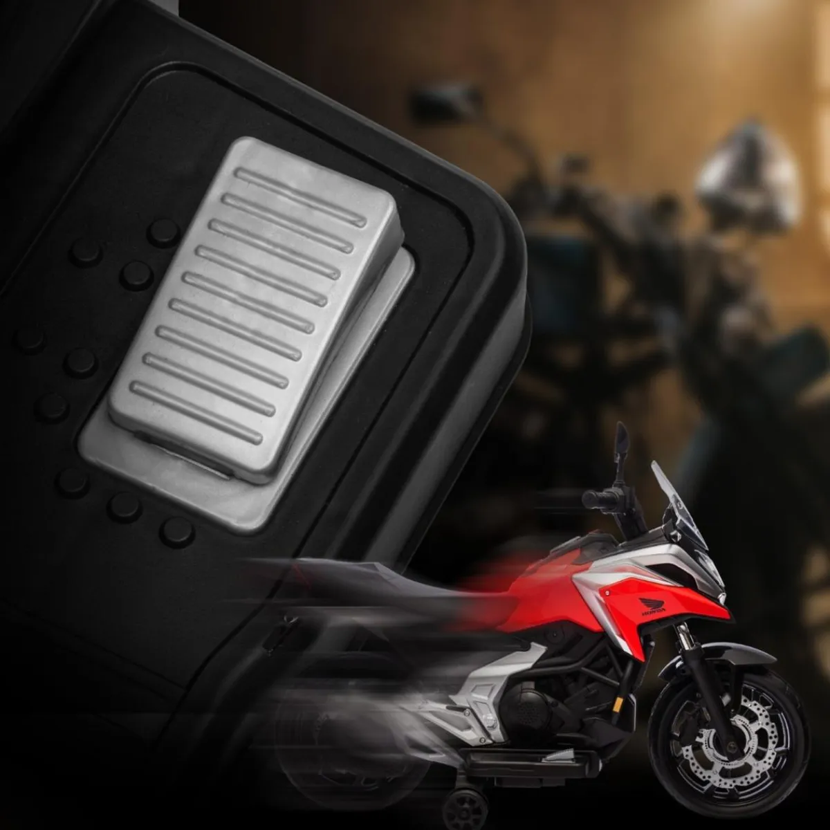 Best Homcom - Moto eléctrica infantil Honda Rojo/Negro Vehículos De Batería O A Pedales