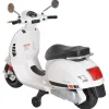 Discount - Moto Eléctrica Infantil Blanco Vehículos De Batería O A Pedales
