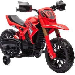Online Homcom - Moto eléctrica para niños Rojo Vehículos De Batería O A Pedales