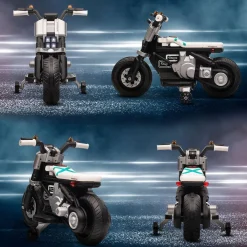 Online - Moto eléctriva 6V blanco/negro Vehículos De Batería O A Pedales