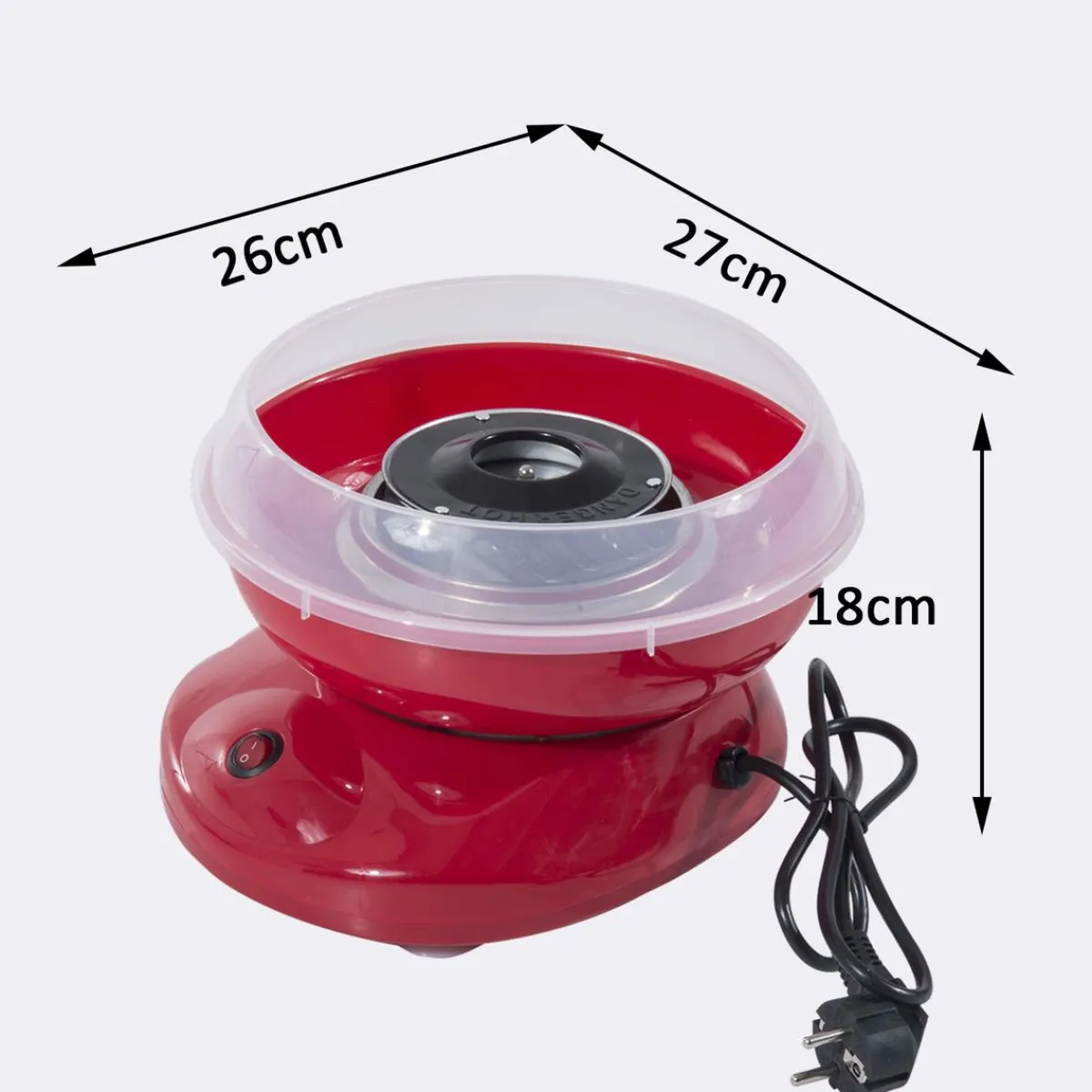 - Máquina Roja de Algodón de Azúcar*Homcom Best