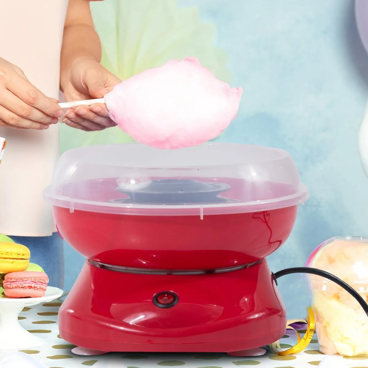 - Máquina Roja de Algodón de Azúcar*Homcom Best