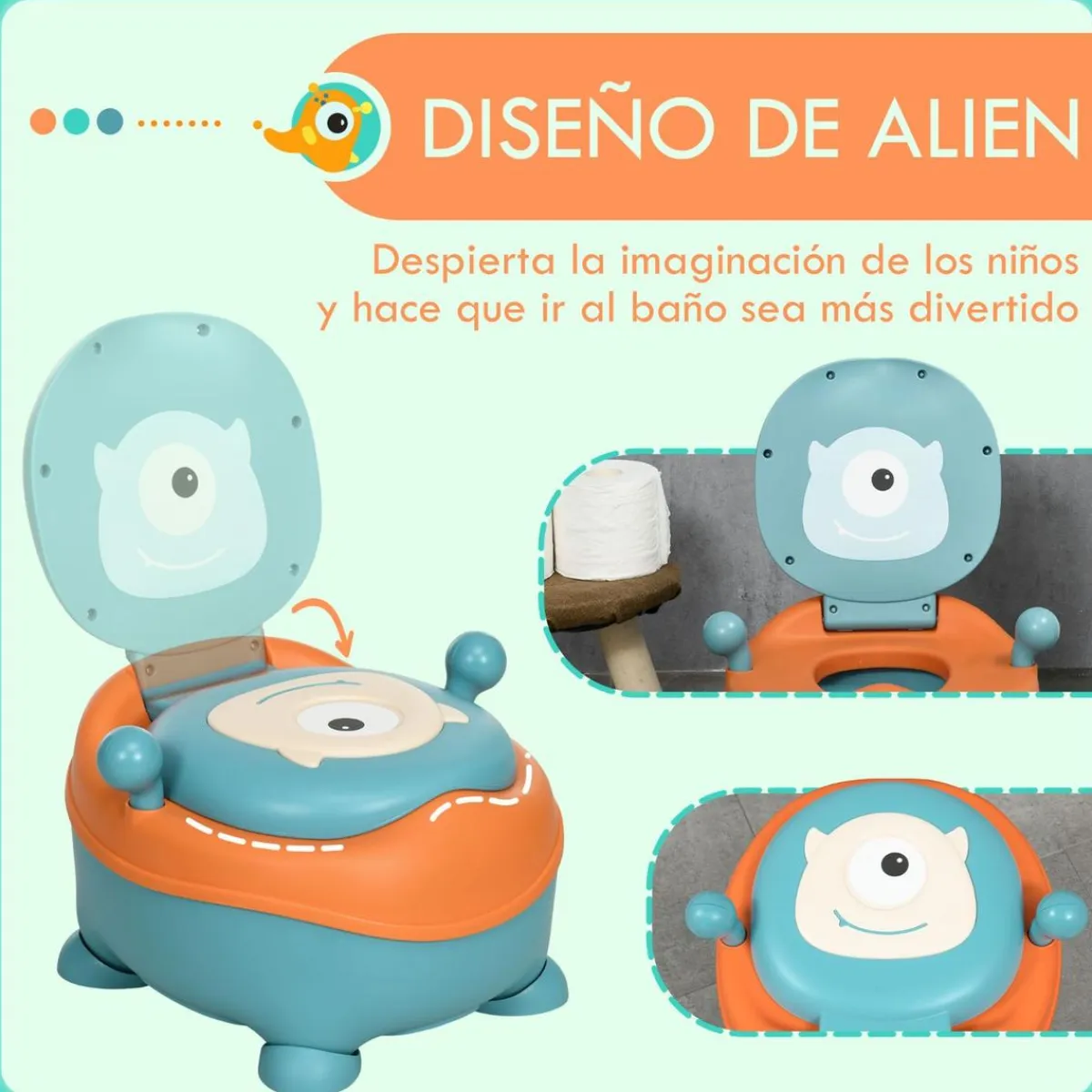 - Orinal de aprendizaje alien*Homcom Online