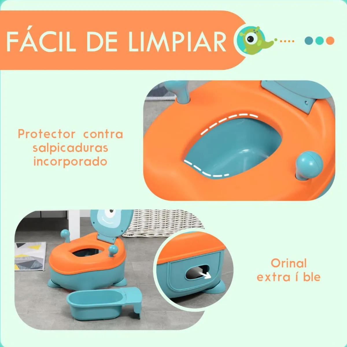 - Orinal de aprendizaje alien*Homcom Online