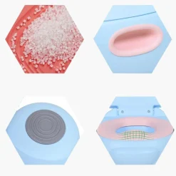 - Orinal Infantil Hipopótamo Azul*Homcom Sale