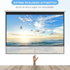 Online - Pantalla de proyección 100'' Blanco Electrónicos