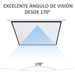 New - Pantalla de proyección motorizada 100''con mando Electrónicos