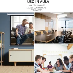 New - Pantalla de proyección motorizada 100''con mando Electrónicos