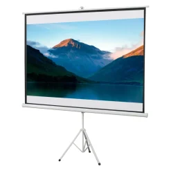 - Pantalla de proyección 100'' con soporte Blanco*Homcom Clearance